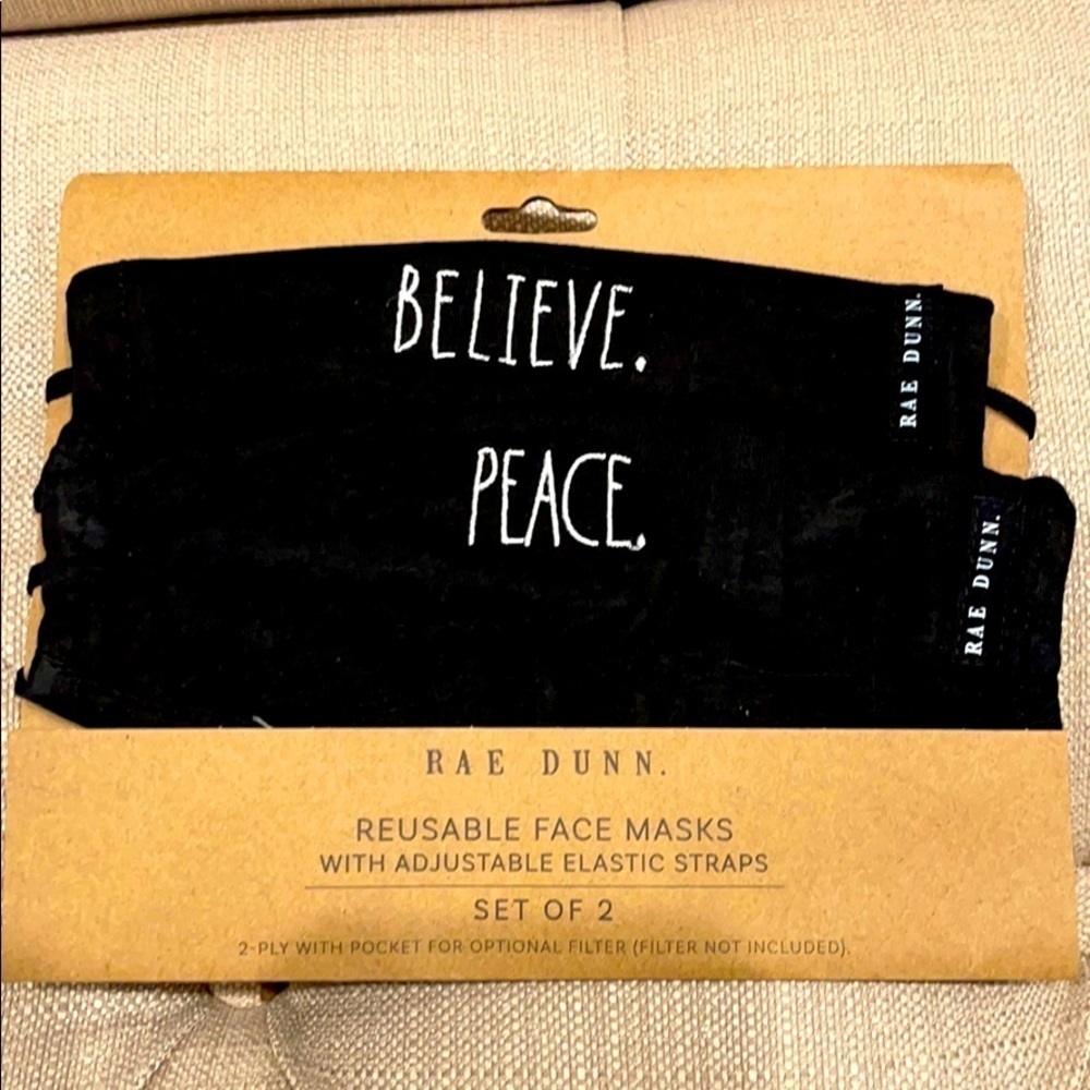 𝅺rae Dunn Reusable Face Masks